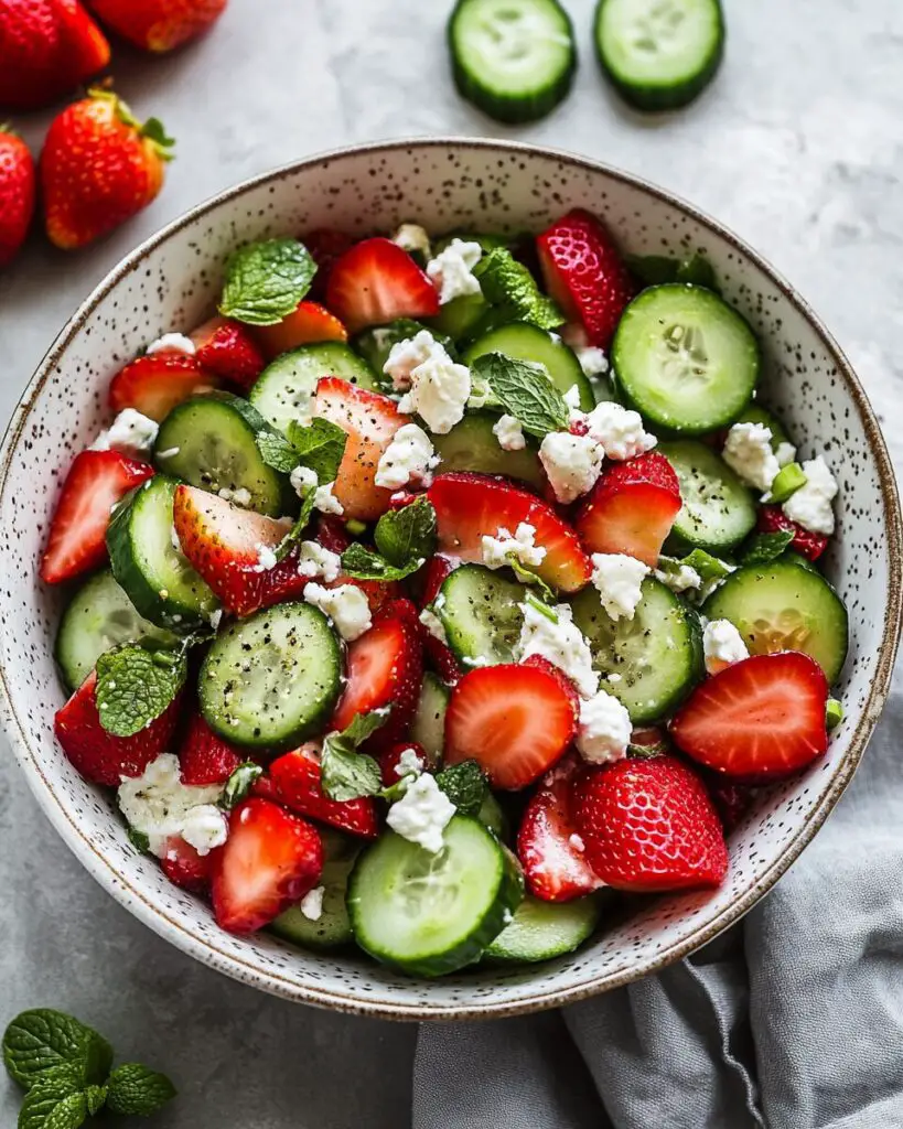 Strawberry Cucumber Salad