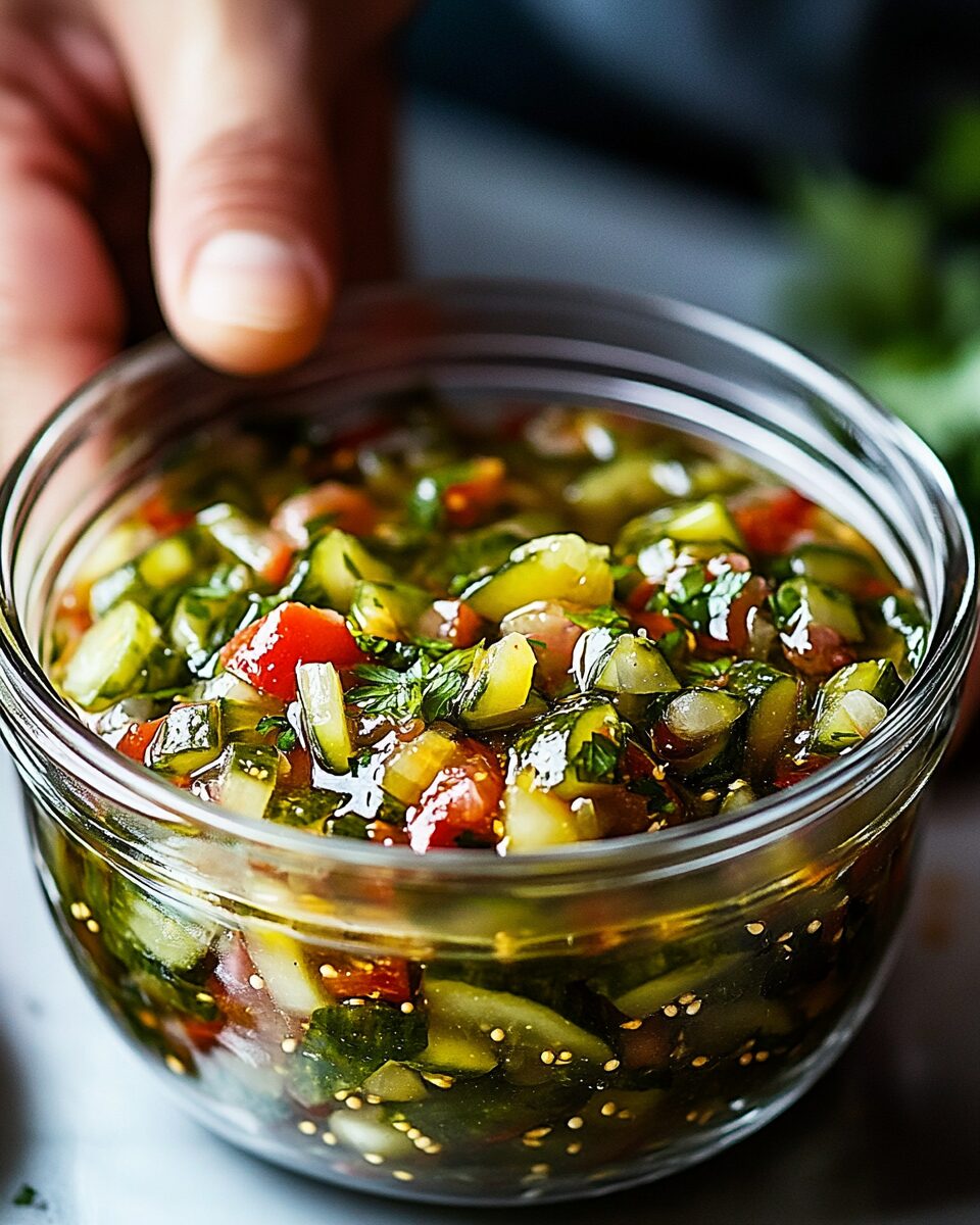 Sweet and Spicy Pickle Relish
