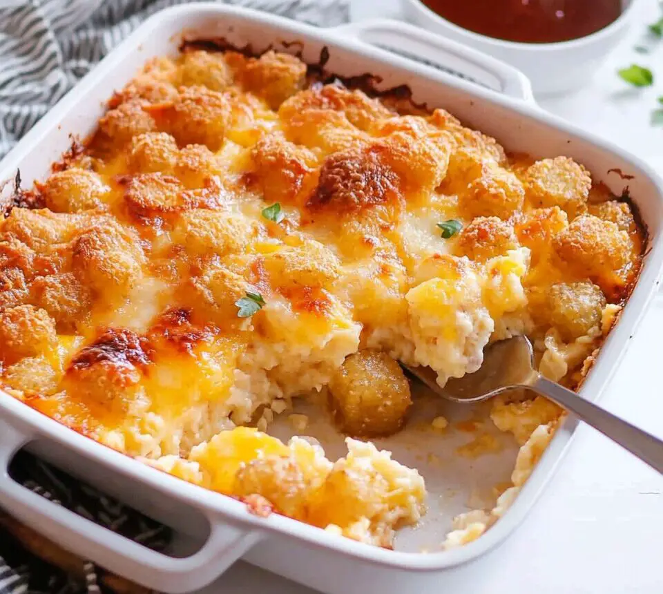 Tater Tot Breakfast Casserole