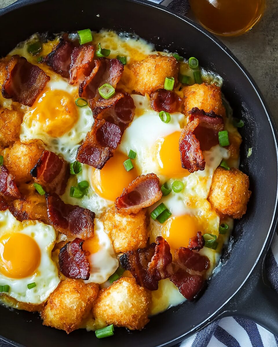 Bacon Egg Cheese Breakfast Totchos
