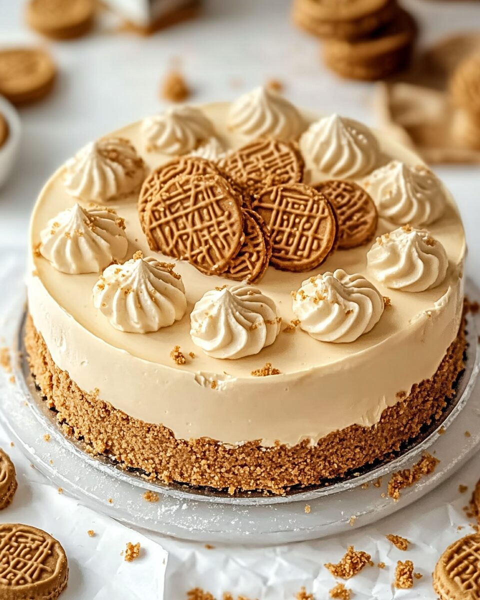 Biscoff Cookie Butter Cheesecake
