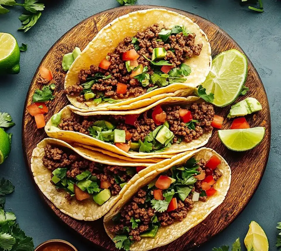 Crispy Ground Beef Tacos