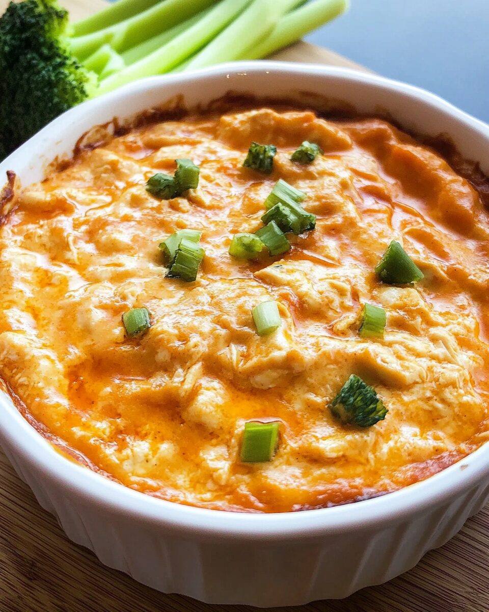 Healthy Buffalo Chicken Dip
