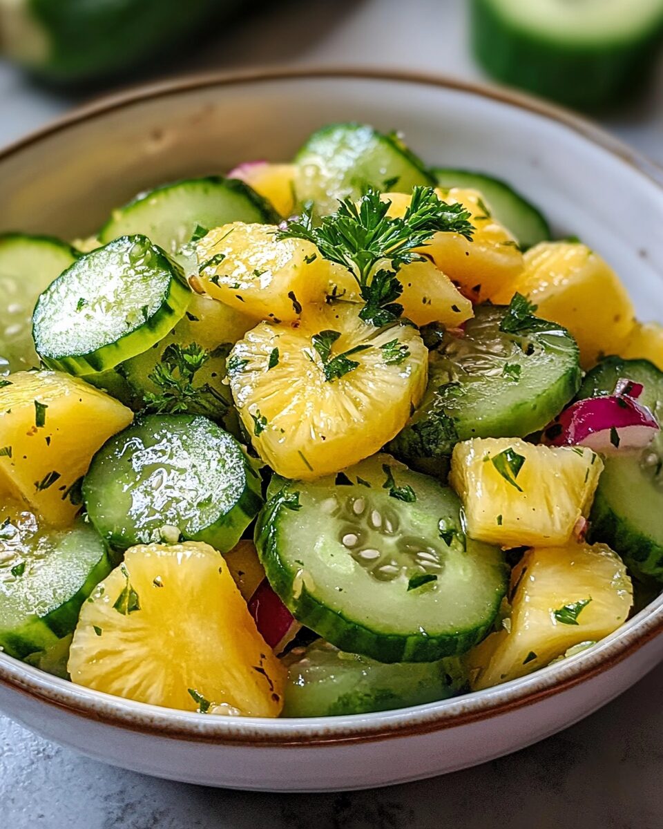 Pineapple Cucumber Salad