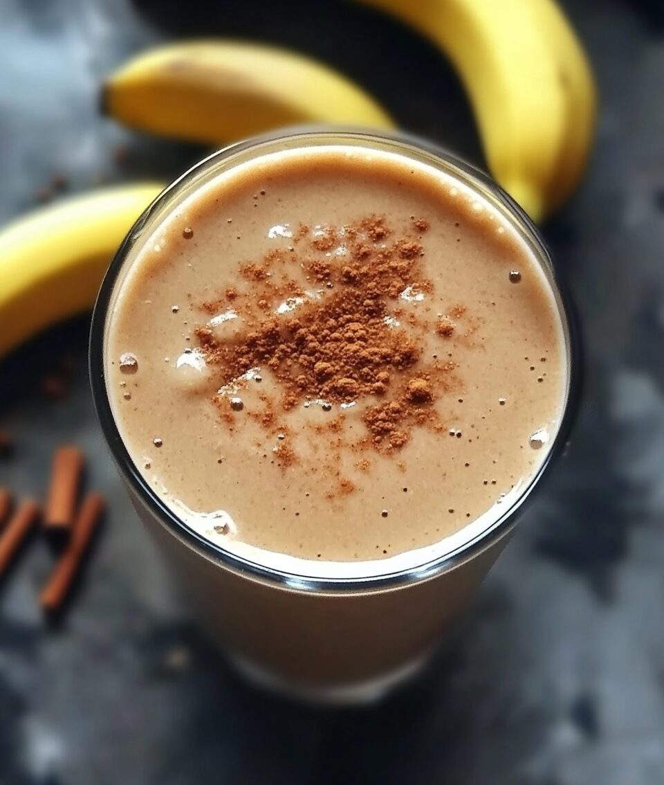 Cinnamon Banana Protein Smoothie