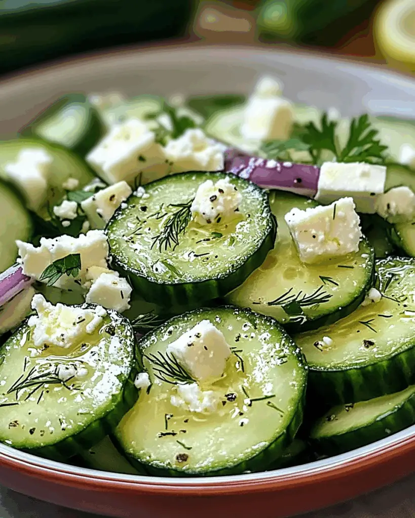 Cucumber Feta Salad