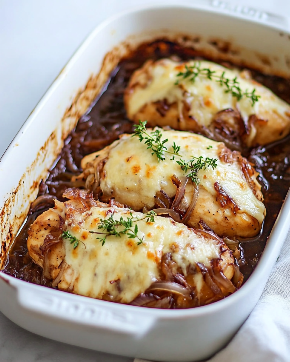 French Onion Baked Chicken