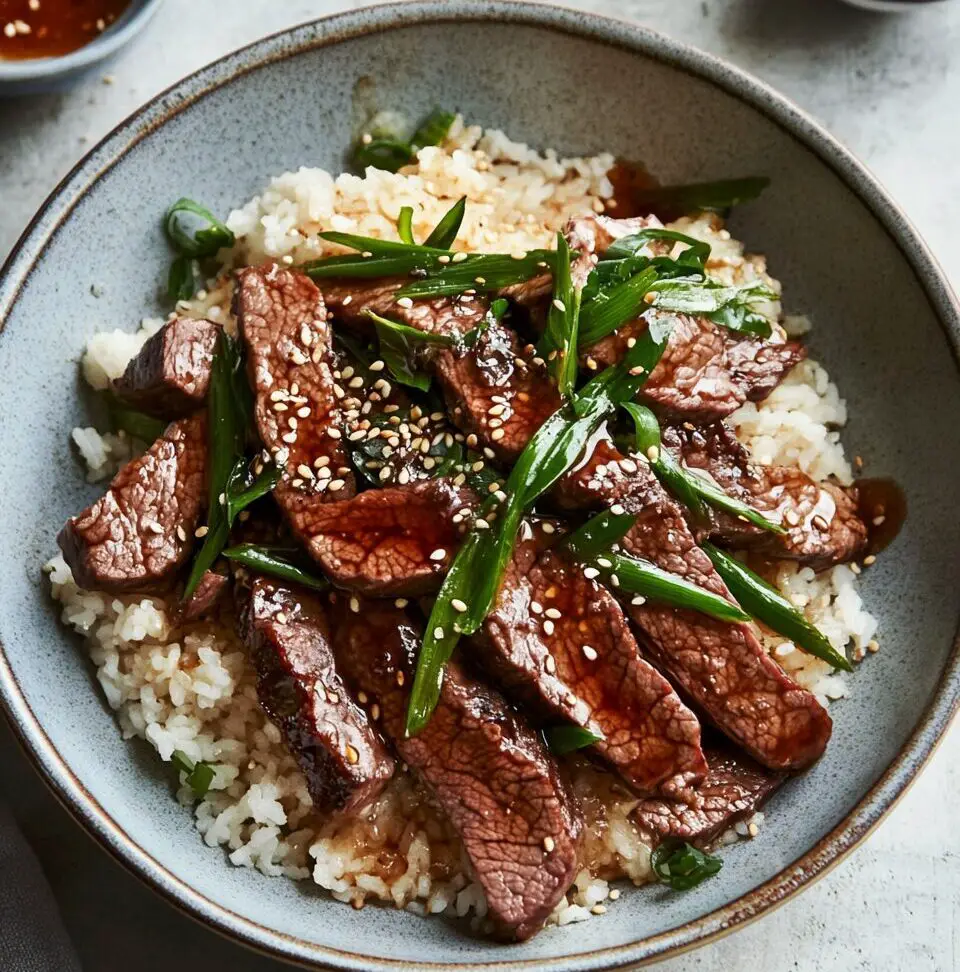 Sticky Ginger Beef Stir-Fry