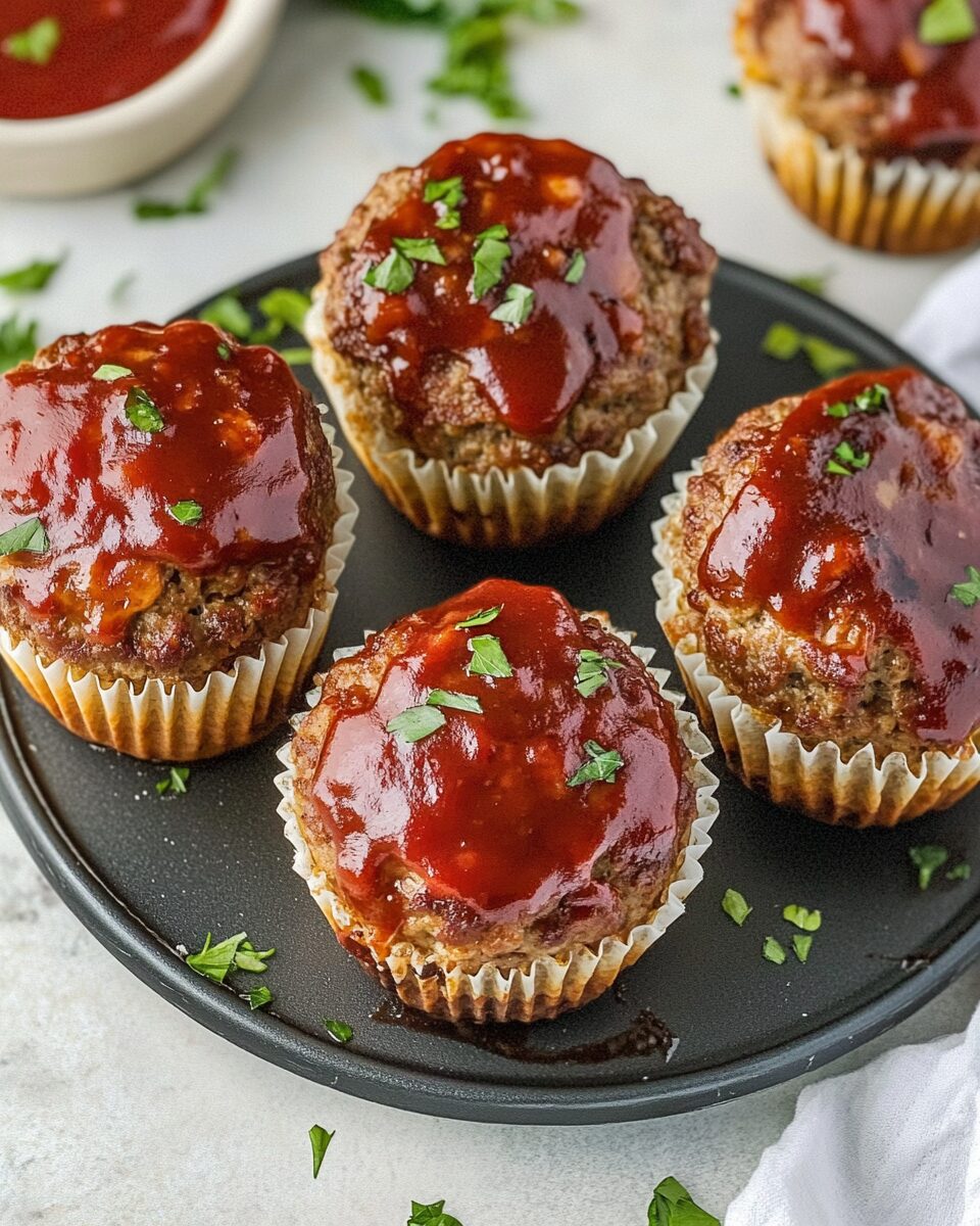 BBQ Meatloaf Muffins