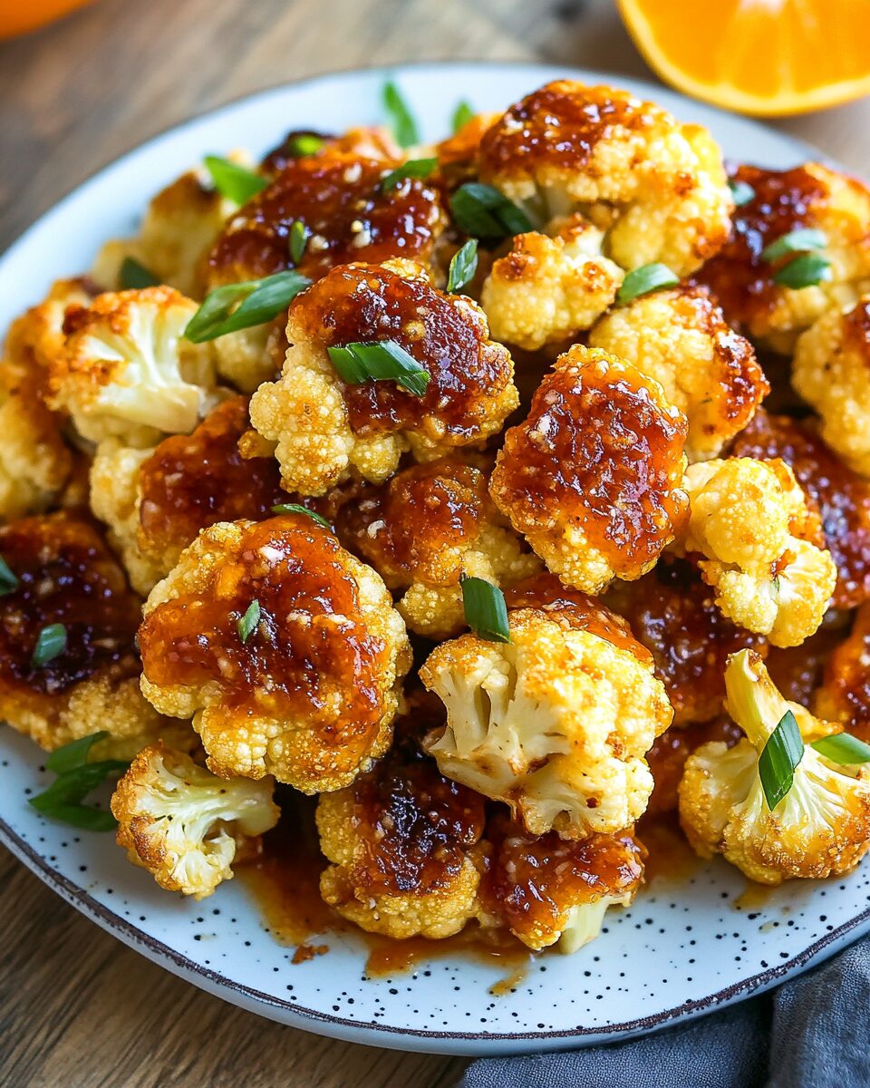 Baked Orange Cauliflower
