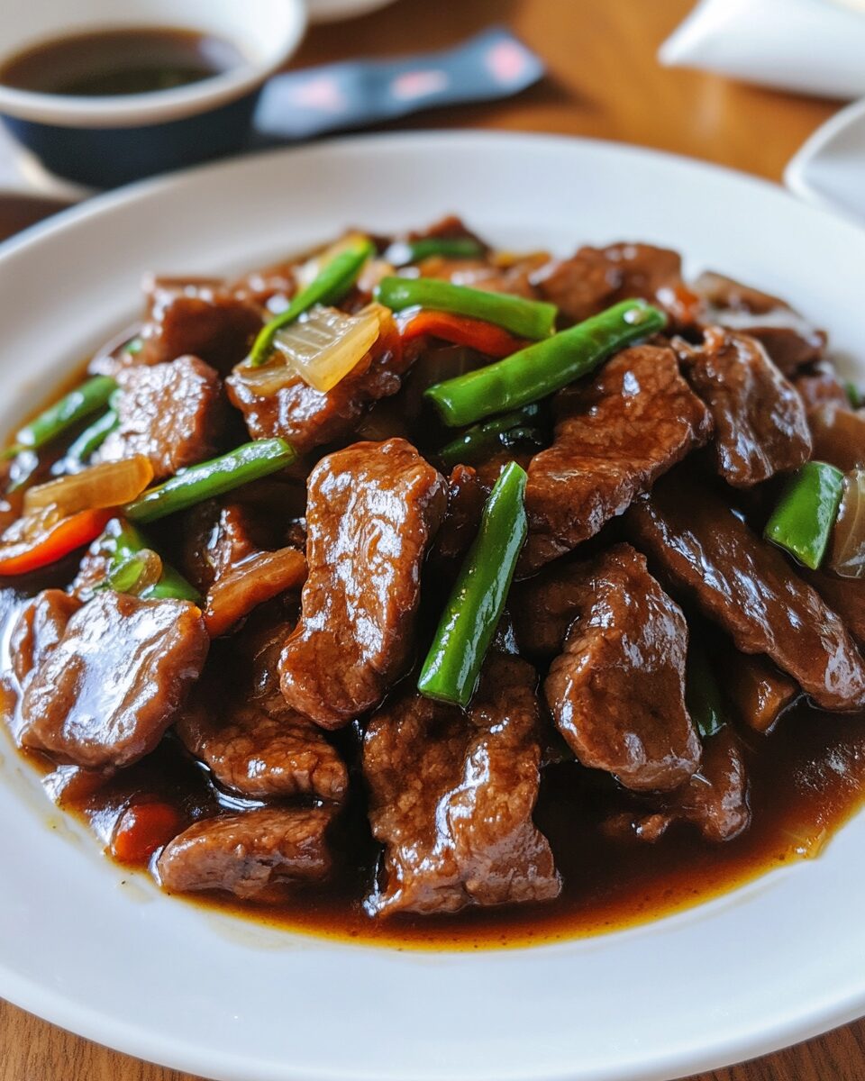 Beef with Black Bean Sauce Stir-Fry