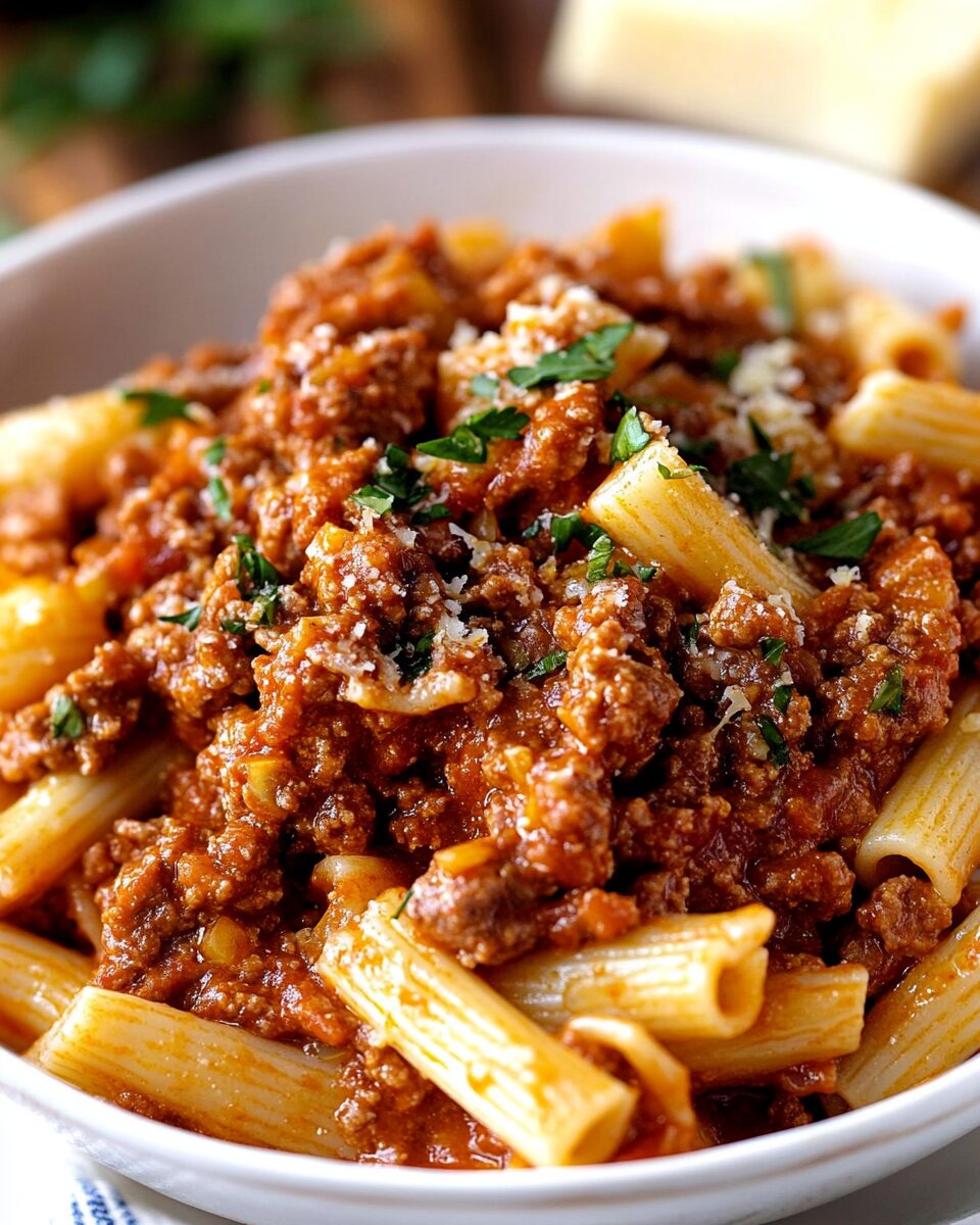 Gluten-Free Bolognese Pasta