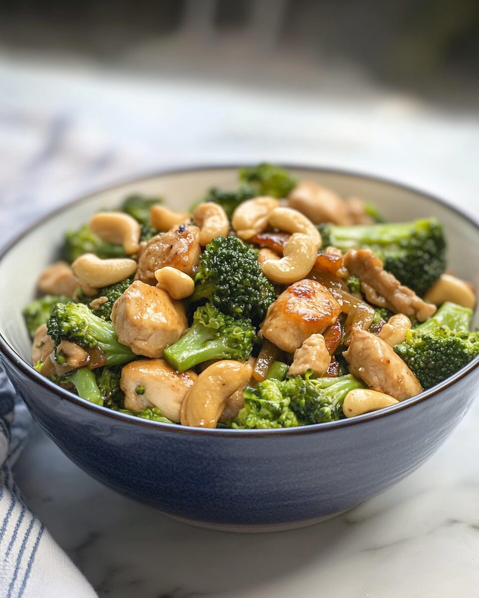 Chicken Cashew and Broccoli Stir-Fry