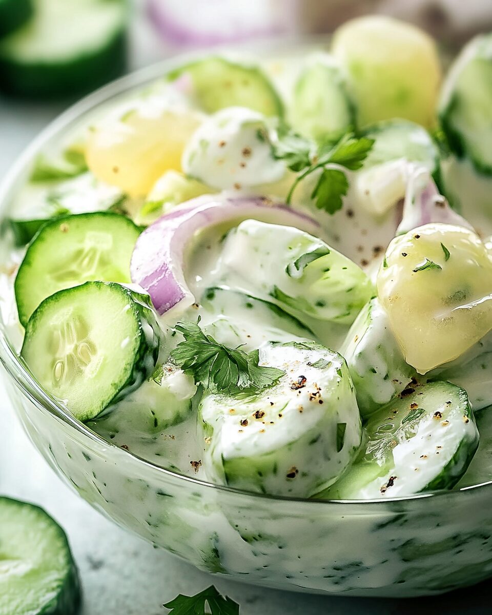 Creamy Cucumber Salad