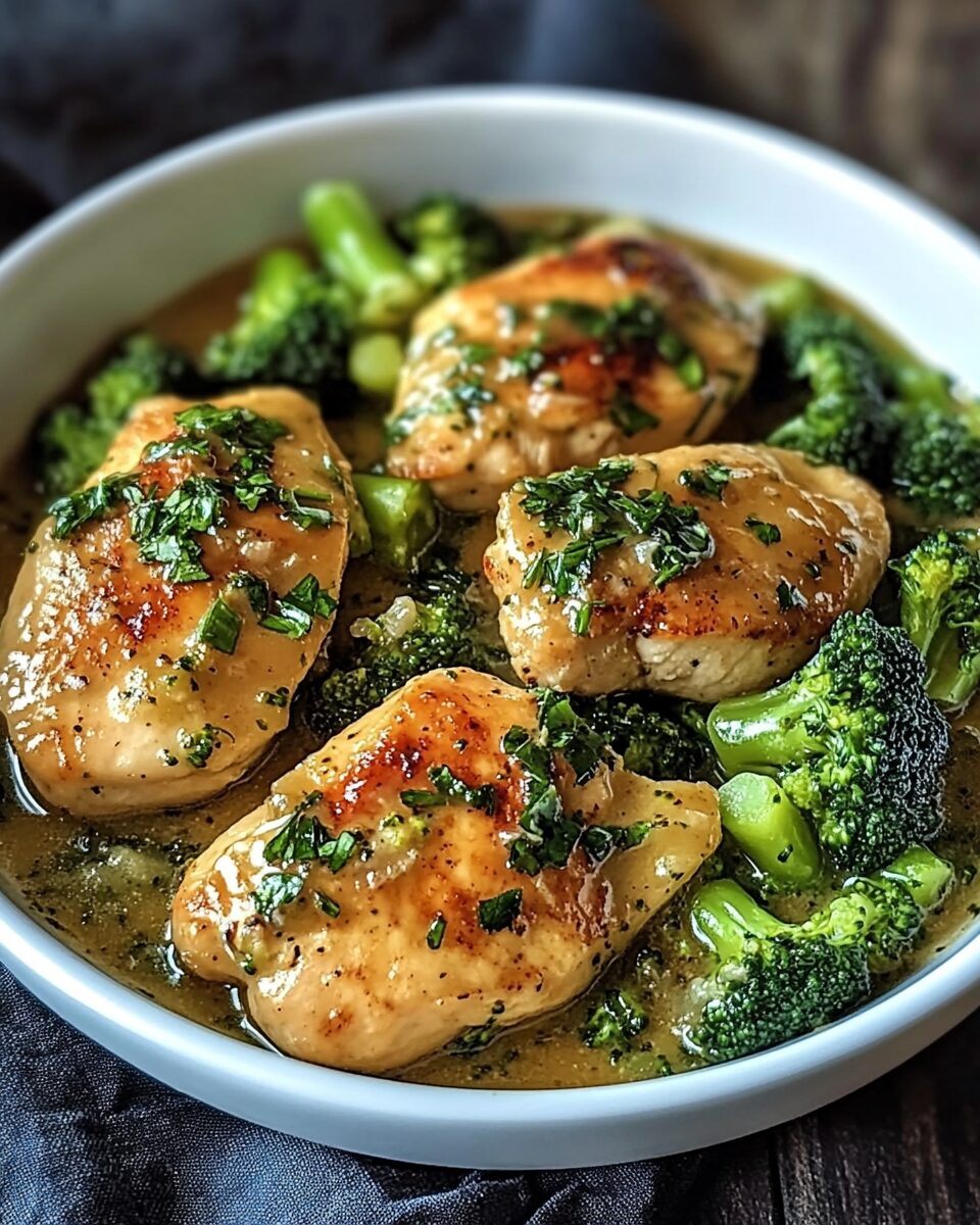 Garlic Butter Chicken with Broccoli