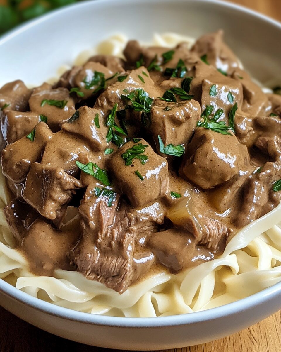 Homemade Beef Stroganoff