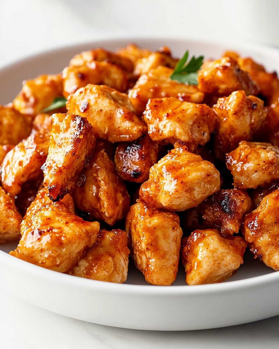 Hot Honey Chipotle Chicken Bites