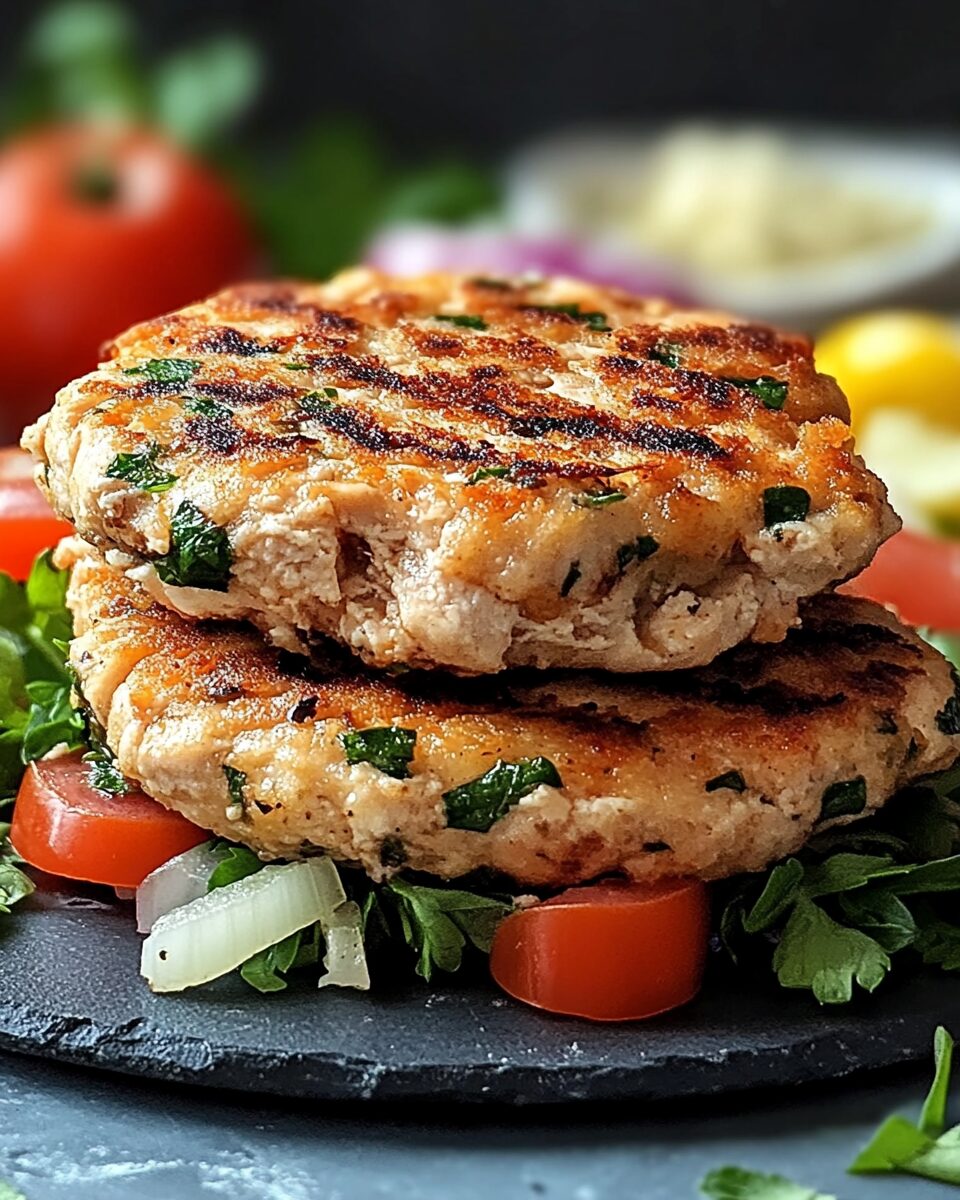 Mediterranean Chicken Patties