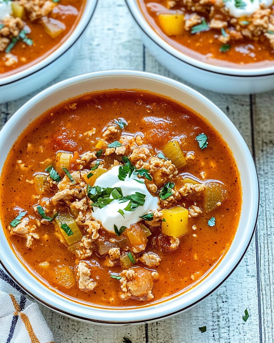 Moroccan Spiced Turkey Soup