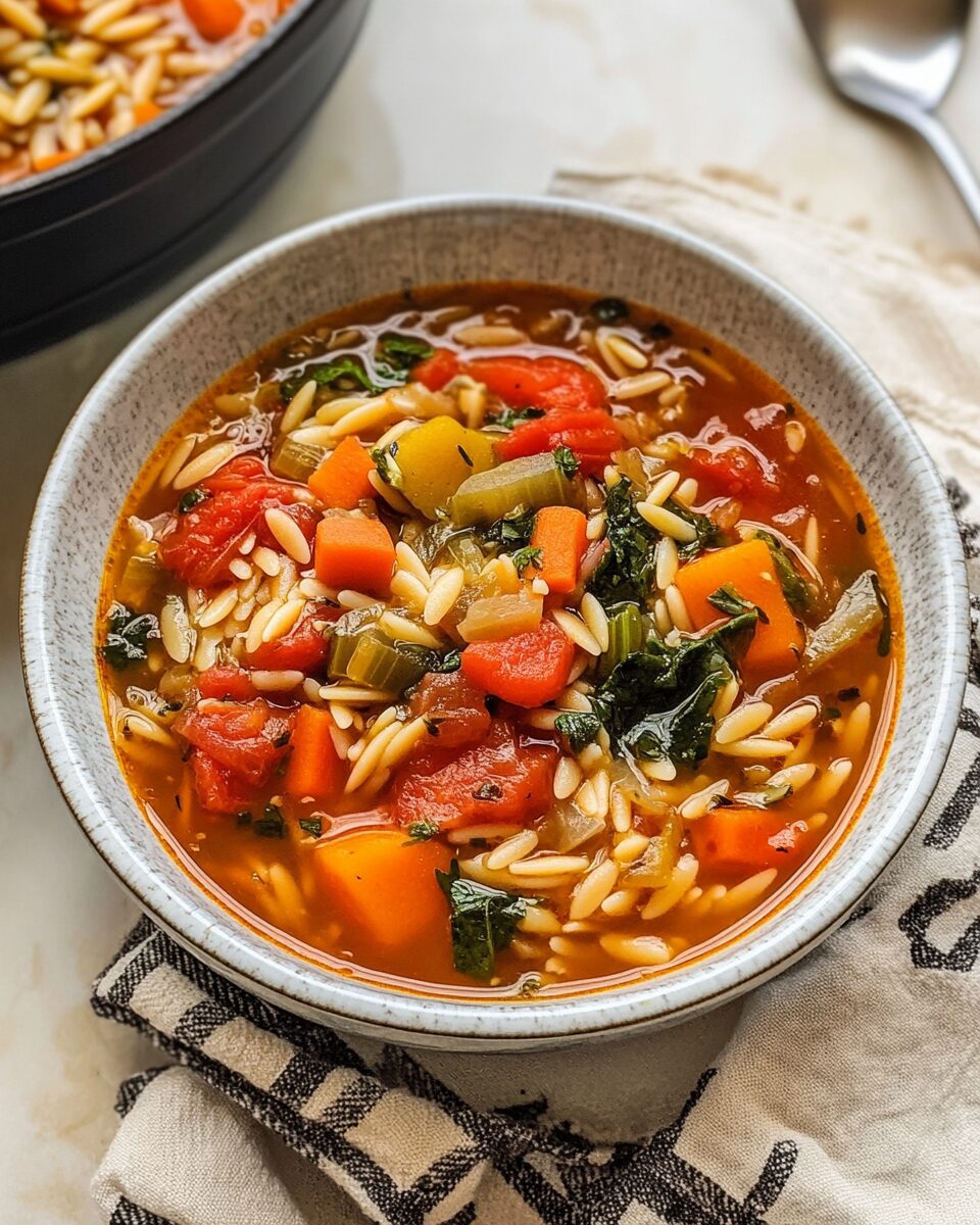 Vegetable Orzo Soup
