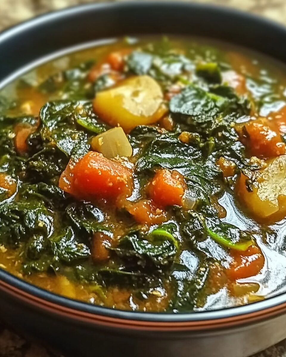 Spinach Stew (Vegetarian Idea)