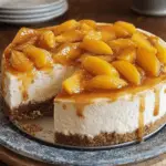 Peach Cobbler Cheesecake