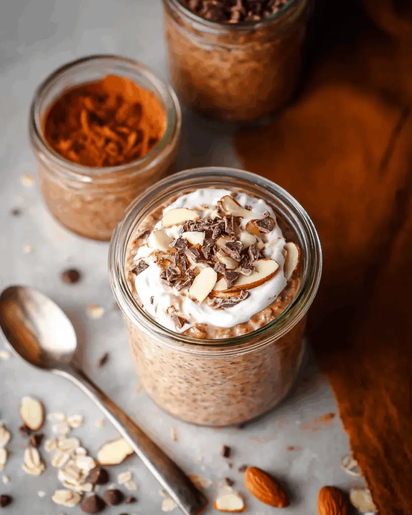 Almond Chocolate Overnight Oats