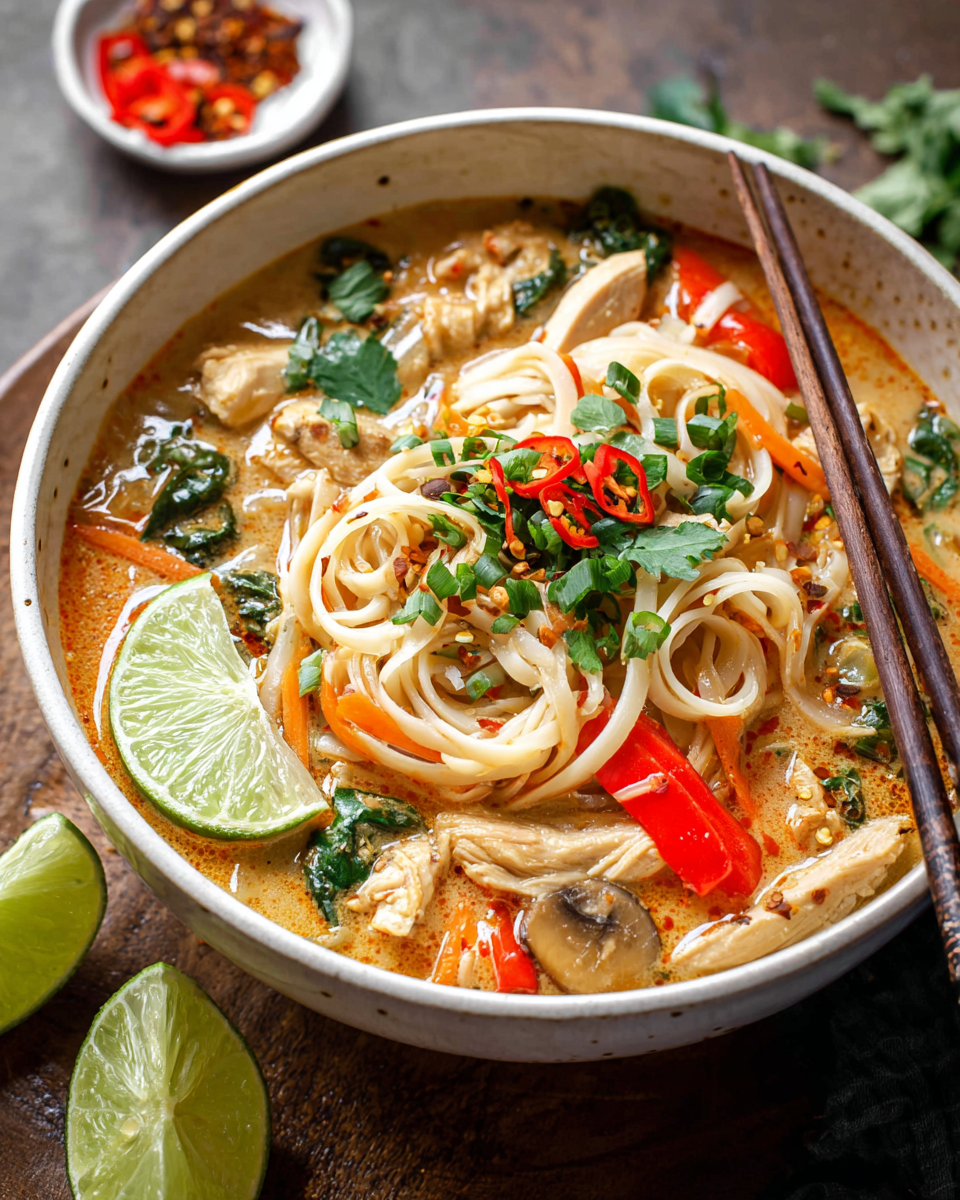 Thai Chicken Noodle Soup
