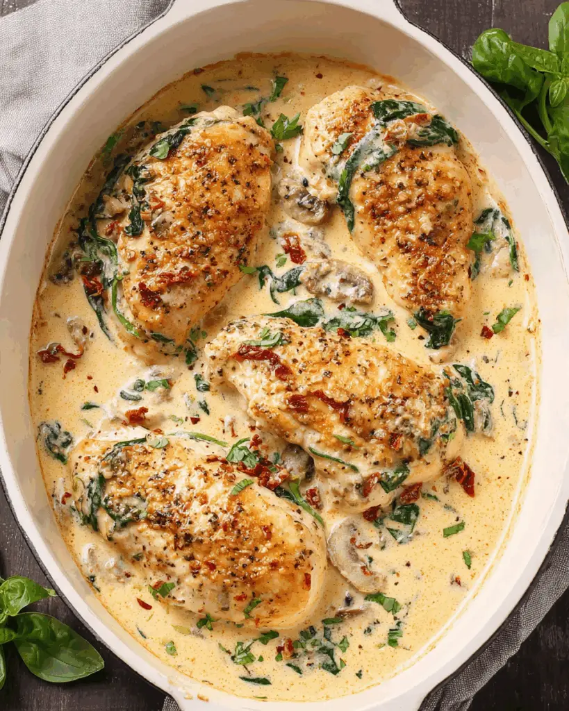 Tuscan Chicken Bake