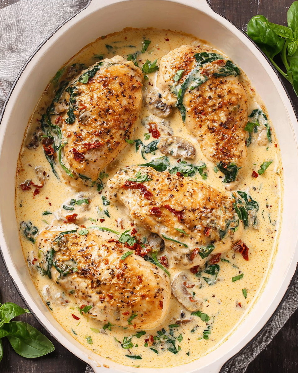 Tuscan Chicken Bake