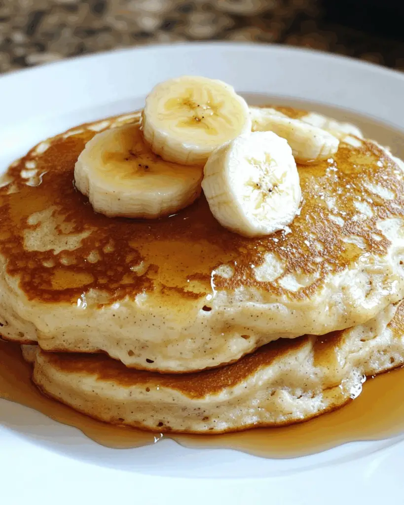Banana Cinnamon Yogurt Pancakes