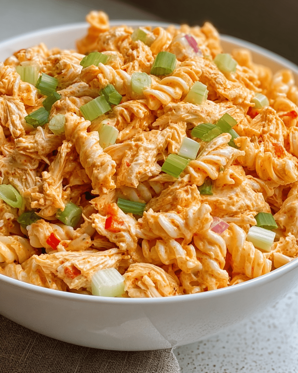 Buffalo Chicken Pasta Salad