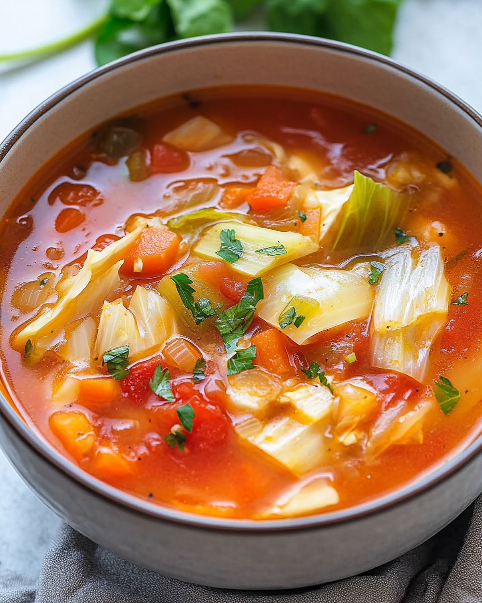 Hearty Cabbage Detox Soup