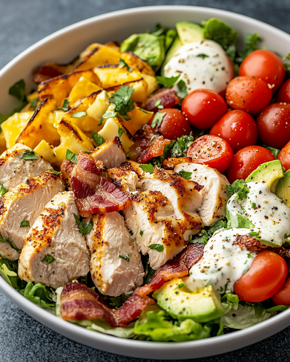 Chicken Bacon Ranch Keto Bowls