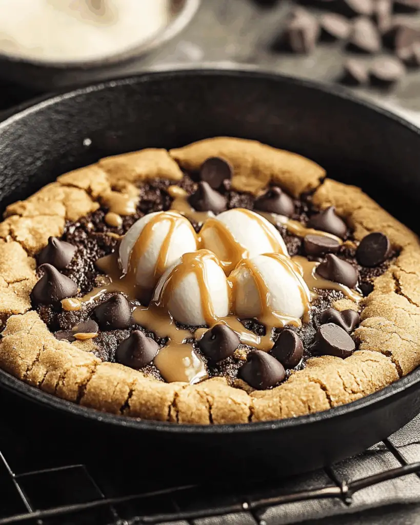 Chocolate Chip Skillet Cookie