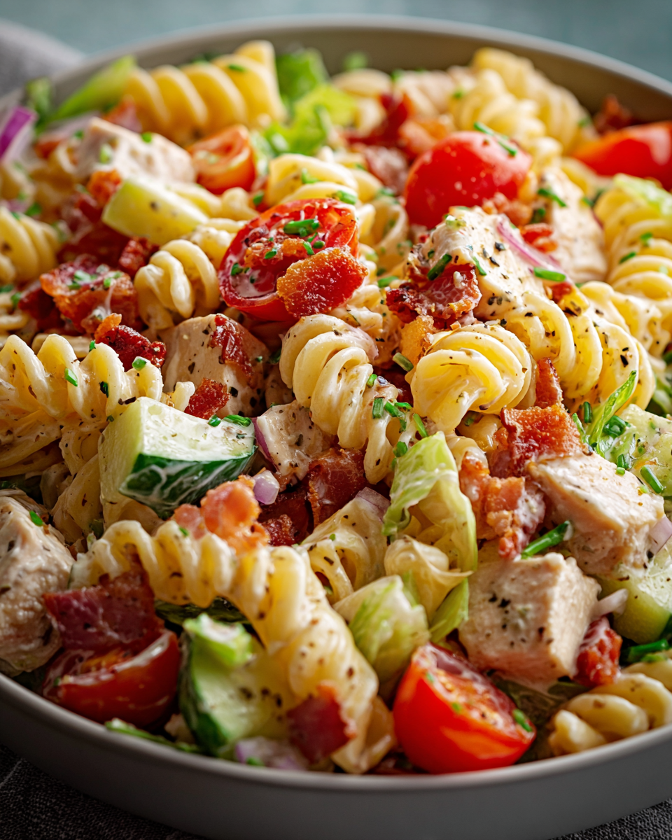 Club Sandwich Pasta Salad