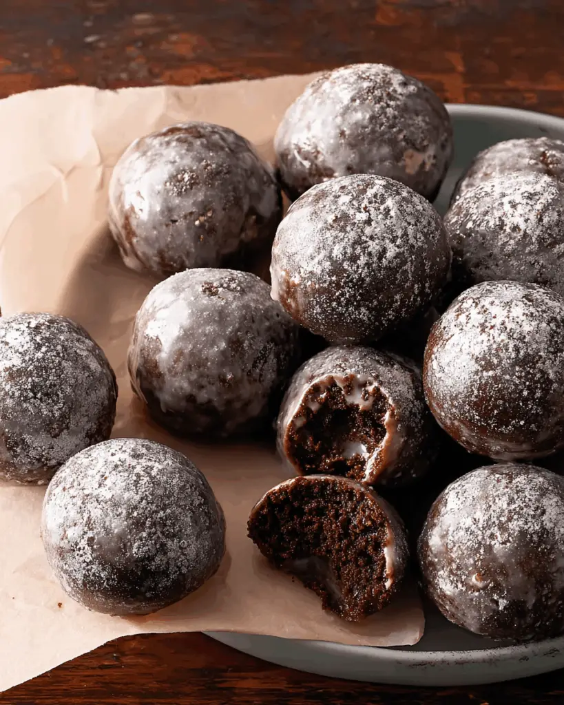 Chocolate Munchkin Donut Holes