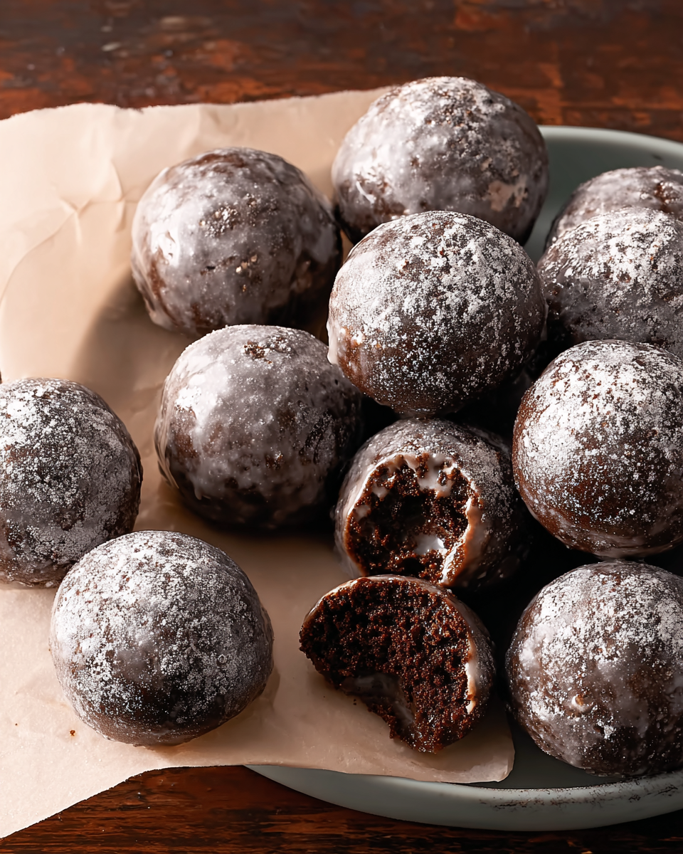 Chocolate Munchkin Donut Holes