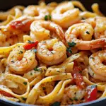 Jamaican Shrimp Pasta