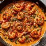 Creamy Garlic Paprika Shrimp Skillet