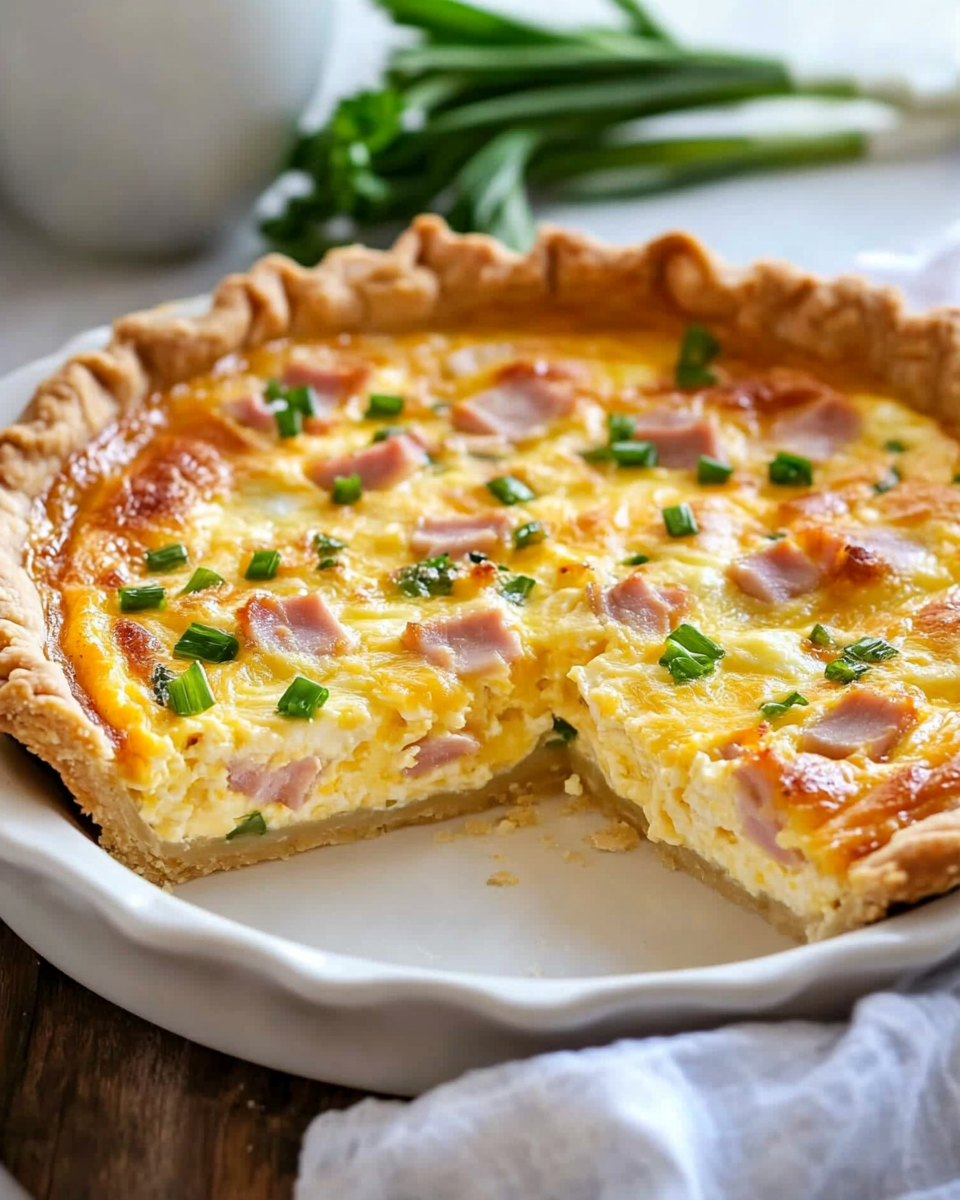 Ham and Cheese Quiche