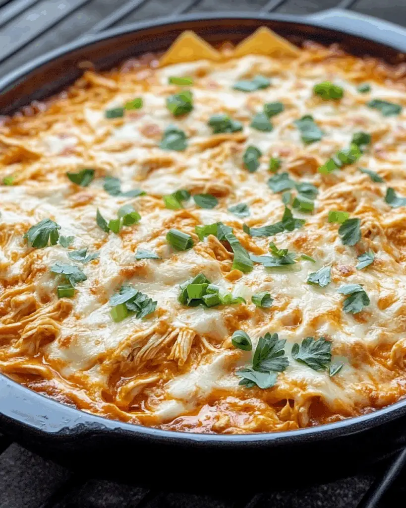 Smoked Buffalo Chicken Dip