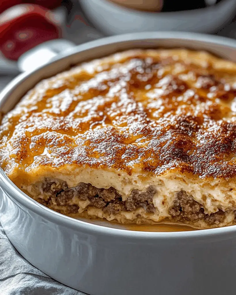 Sausage Pancake Bake