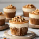 Peanut Butter Cottage Cheese Cheesecake Cups