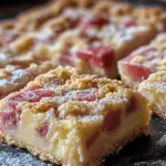 Rhubarb Custard Bars