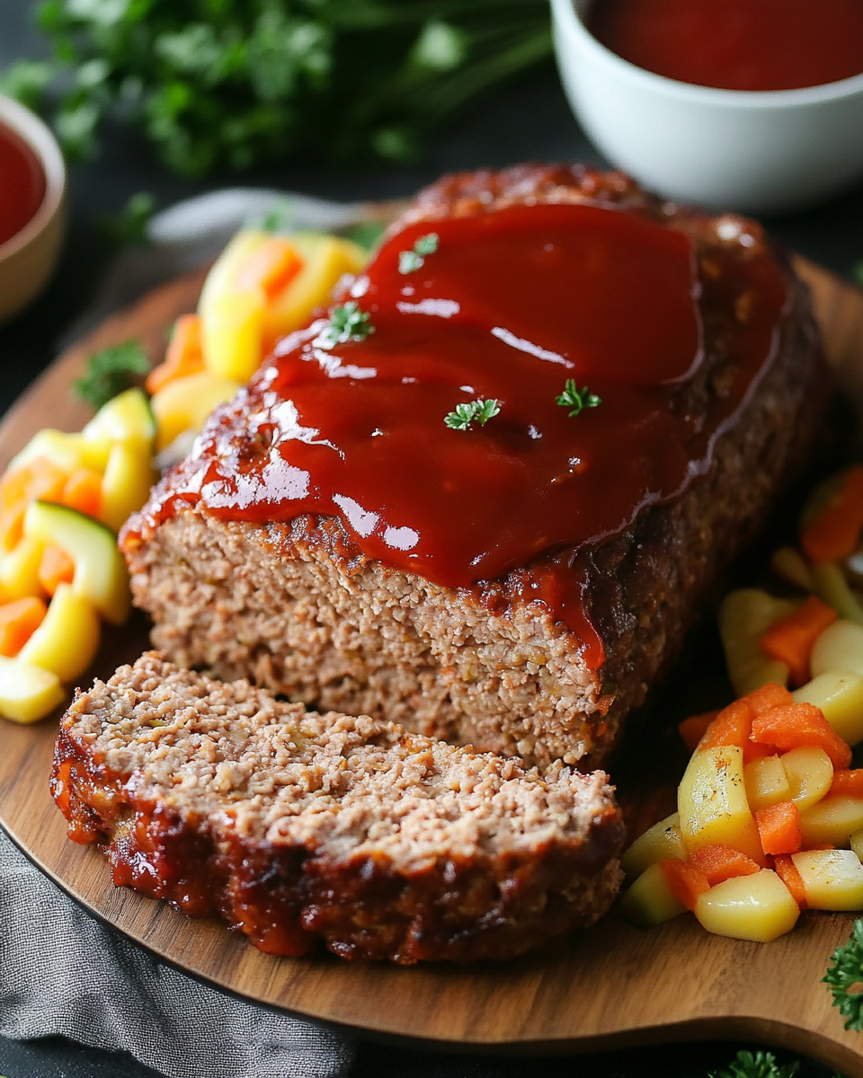 Hidden-Veggie Meatloaf