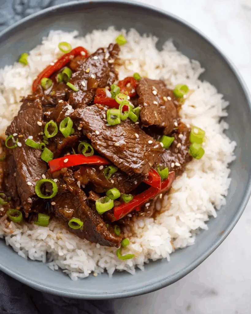 Slow Cooker Mongolian Beef