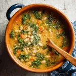 Small Batch Kale and White Bean Soup