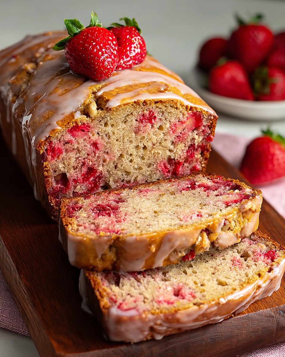 Strawberry Banana Bread