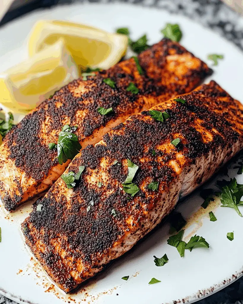 Sumac Blackened Salmon
